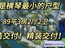 横琴在卖的唯·1纯住宅!醉小的户型(华发横琴玺)精装交付