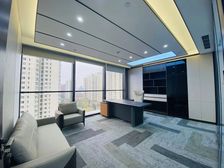 【京城】国贸骏豪300平对电梯拎包办公高层看朝阳公园3.5元