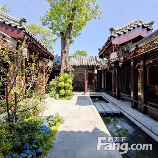 西城区 德内大街什刹海会所接待四合院出租 临大街带KTV车库