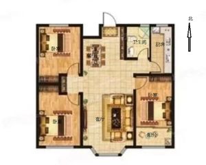 79万可议 北苑实验对面 天骄御园中间楼层 多套房源随时看