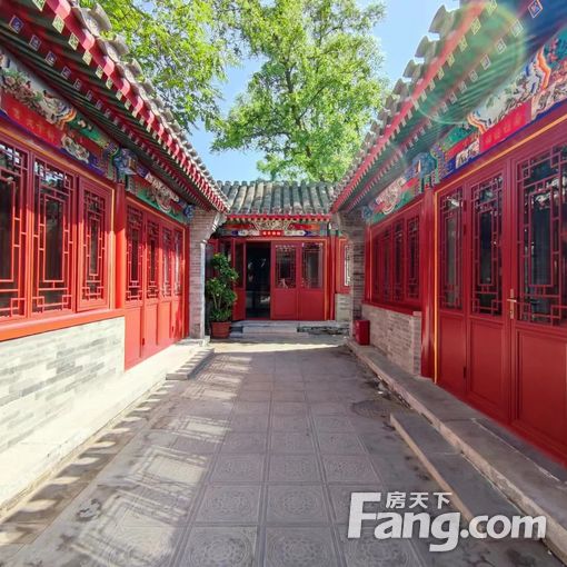 西城区 什刹海德内大街新建临街精装会所接待四合院出租 四合院