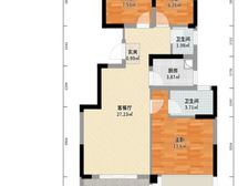 正南 奥园观湖 4室2厅 精装修