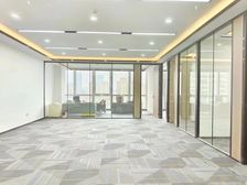 交银大厦丨商业办公写字楼出租丨215平三个隔间户型方正采光好