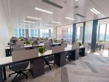 地铁上盖,瑞虹新出4隔断40工位,拎包入住,双面采光