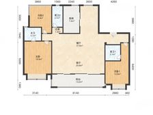 正南建发美的·珺和府3室2厅精装修