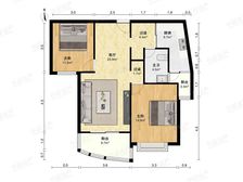 客厅带阳台,品质小区,近地铁,无税房,全南户型,现代风格