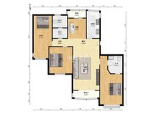 太阳宫/小高层一梯一户/四开间朝南/豪装落地窗