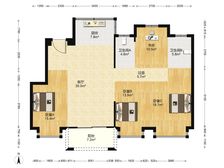 万象城旁 青秀澜湾【洋房】,全新毛坯4房2卫,楼层好,户型赞