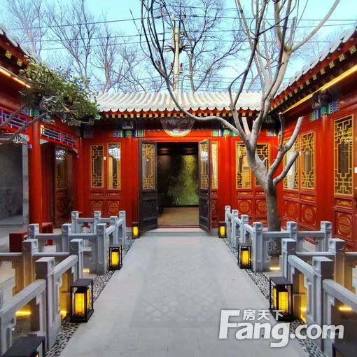 东城区 北新桥簋街雍和宫商务会所接待四合院出租 门前双停车位