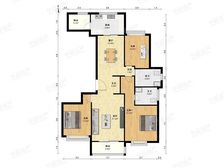 小区景观位置,厨卫朝北,小区中心位置,主卧朝南