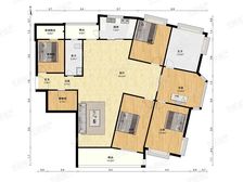 主卧朝南,小区中心位置,居家装修,景观房,采光充足