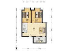 精装二室 品质社区 近大南 采光 诚心出售