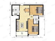 新出,后排高区,景观2房,带车位,精装带地暖,近地铁,太阳宫