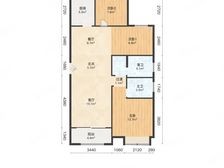 地铁口,学校旁, 龙中金源 3室2厅,随时看房