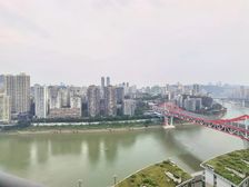 北滨路全看江房源。龙湖春森彼岸 头排全看江 保真!