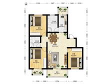 真源小区 128平3居 单价4.7万,得房率高。