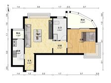电梯房,大开间,主卧朝南,近商圈,繁华地段