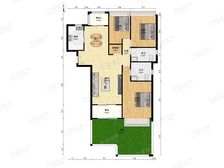 1楼带花园带固定车位