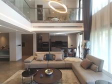 照母山光环商圈 必看空中顶跃 全屋装修花费300w 实地看房