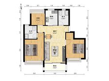 2024年竣工,电梯洋房,飞机户型,精装修