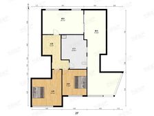 顶楼复式带大露台,全新装修没住人