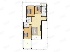 中山公园品质小区人车分流,总价实惠三房,有露台