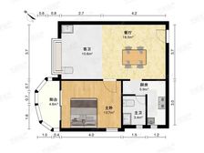 古北二期,电梯房,小户型,交通便利,环境优美,总价低