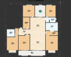 明湖悦府5室2厅3卫南朝向1028.0万元/套出售