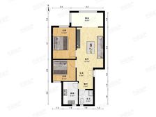 一梯两户,南北通透,近地铁,小区景观位置