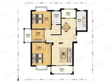 品质小区,小区入口附近,卫生间全明,大开间