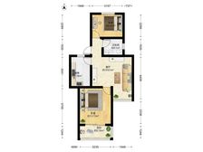 梅川馨苑 70平2居 南北通两房一厅, 曹二书包房 非顶楼