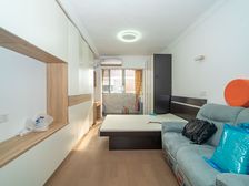 新上精装修一房一厅,新普陀+梅陇,视野好采光好,生活交通方便