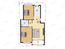 低密度洋房社区,1梯2户,闹中取静,得房率高