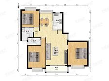 罕见大三房,小区中间,采光无遮挡,看房方便