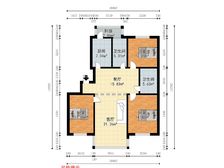 建德花园百合苑 南北向中装修 拎包入住