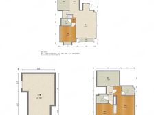 四面采光落地窗设计!独栋式上叠!独立私家电梯入户!使用面积大