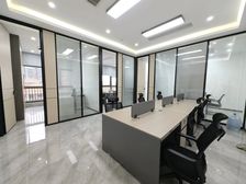 天安130平精装全齐办公室出租3加1靓格局拎包入驻即可