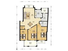 东湖花园经典三房 户型 房东诚心卖