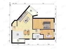 地铁口精装2房带地暖