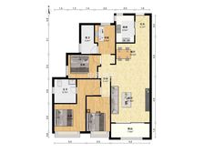 次新品质小区,金茂物业人车分流,精装拎包入住