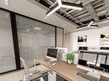 定制化装修 三个办公室24人办公区域 带一个车位 装修如下图