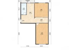 南北通透恩德西里2室1厅精装修