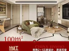 金茂晓棠 100平 3房2厅2卫 全新小区 楼层可选