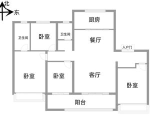 旭辉银盛泰博观天成4室2厅精装修