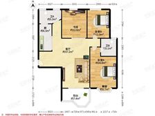 南北通3房2卫高区视野诚意出售