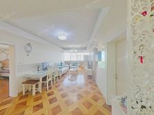 一期99年房龄,3开间朝南双阳台,一梯2户,得房率85%