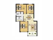 南北通透浦发绿城3室2厅