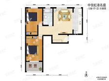 瑞虹新城次新房南北通看小区花园景观