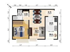 精装1房1厅瑞虹新城二期小夫妻老人居住都可生活配套好