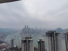 长嘉汇 城市名片 精装豪宅大平层 正看两江交汇全套房设计 !